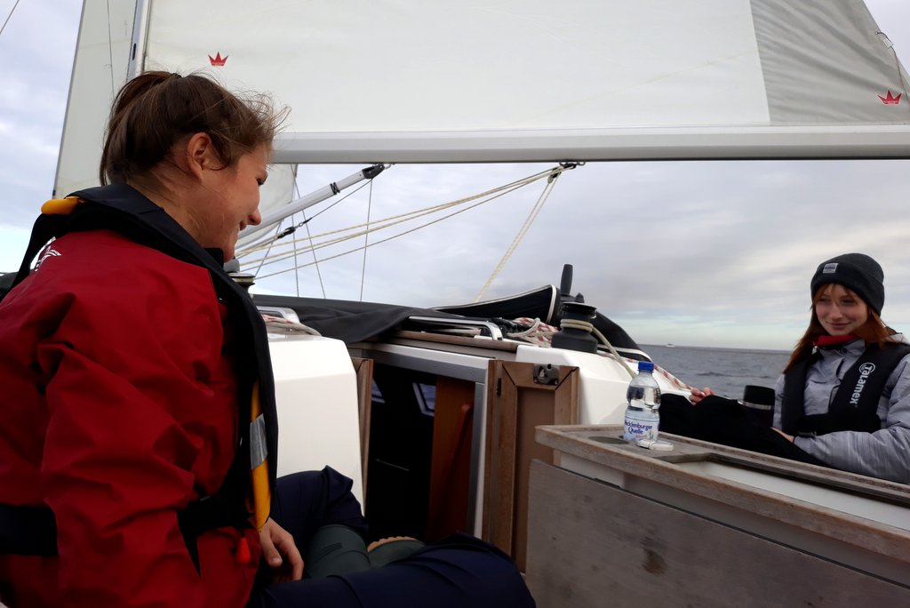 Segeltörn unserer Jugend von Rostock nach Breege/Rügen 2018